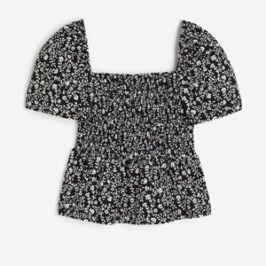 H&M smocked top